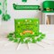 4E's Novelty 24 Pack St. Patrick's Day Shamrock Lollipops, Artificial Green Apple Flavor Shamrock Shape Candies, Individually Wrapped St Patricks Lollipops Party Favors, Fun St Patty's Day Candy
